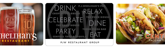 PJW Restaurant Group Gift Card